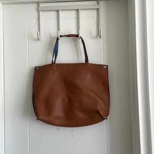Free People Camel Brown Tote